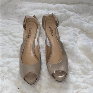 GUESS nude heels